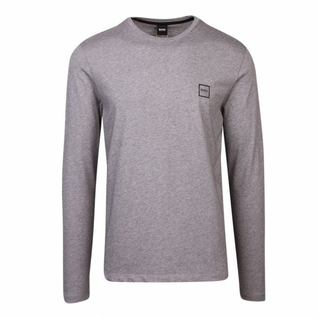 Casual Mens Light Grey Tacks L/s T Shirt