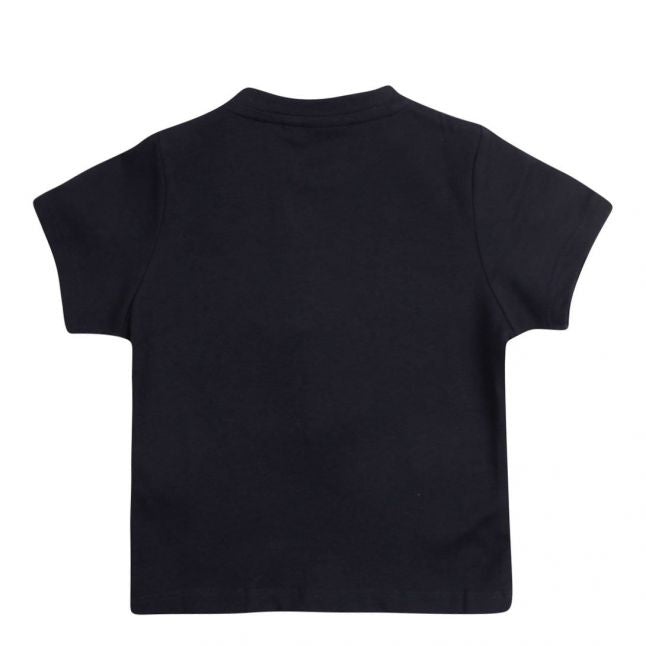 Toddler Navy Branded Chest Line S/s T Shirt