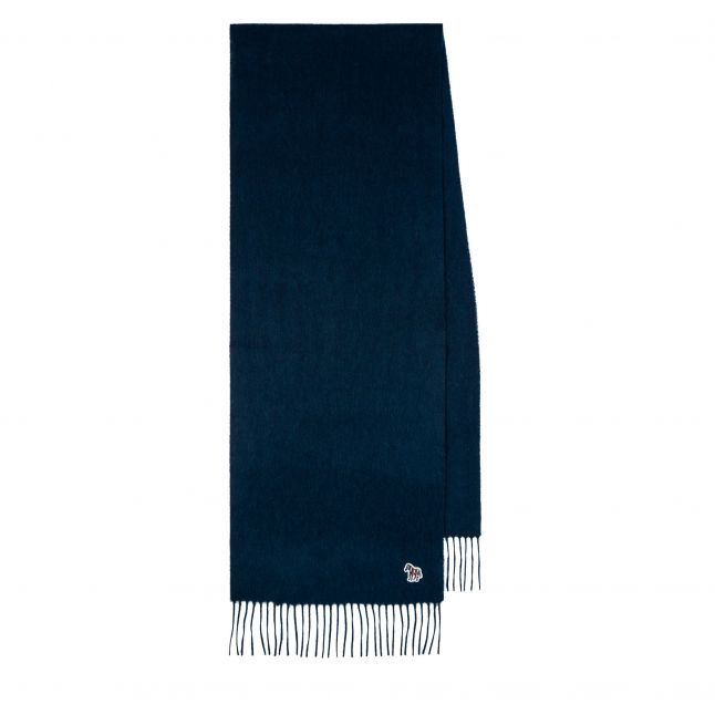 Mens Paul Smith Navy Zebra Scarf