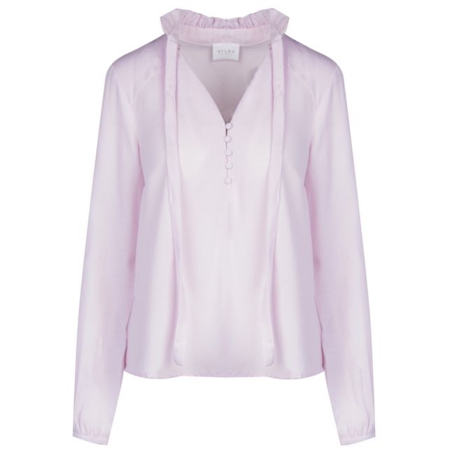 Womens Lilac Snow Vsiggy Bow Blouse