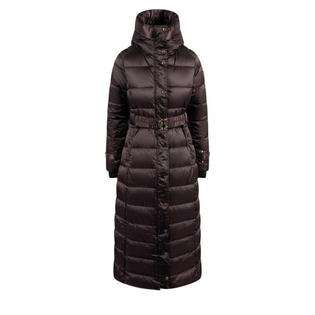 Womens Chocolate Arosa Longline Padded Coat