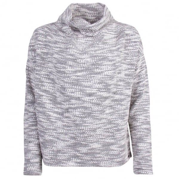 Womens Open Grey Tarturtle Knitted Jumper