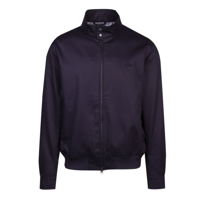 Mens Dark Navy Branded Zip Through Jacket