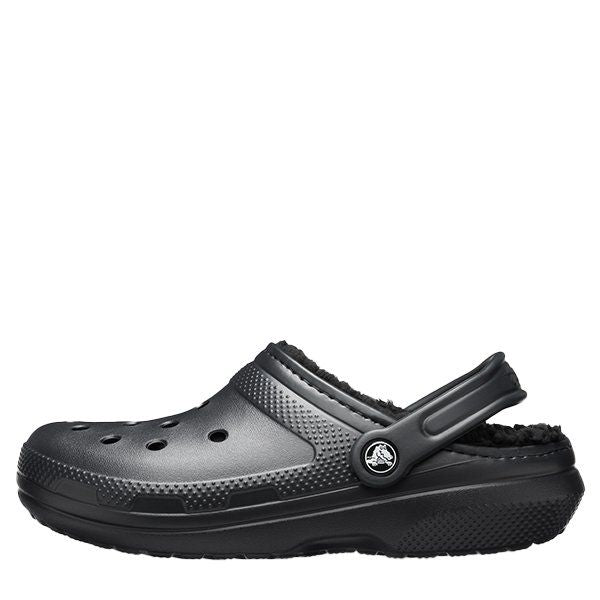 Womens Black/Black Classic Lined Clog