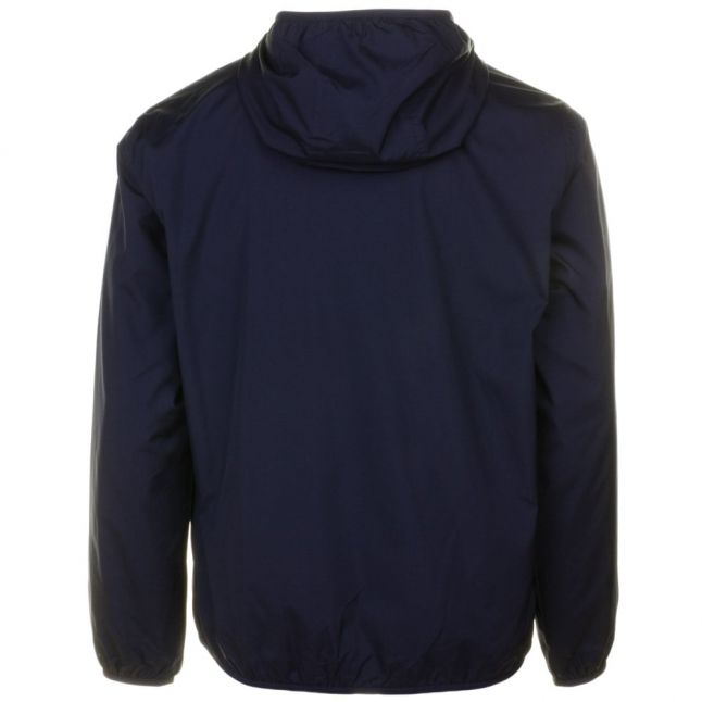 Mens Blue Lightweight Hooded Jacket