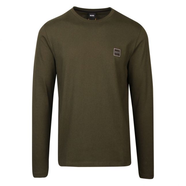 Casual Mens Khaki Tacks L/s T Shirt