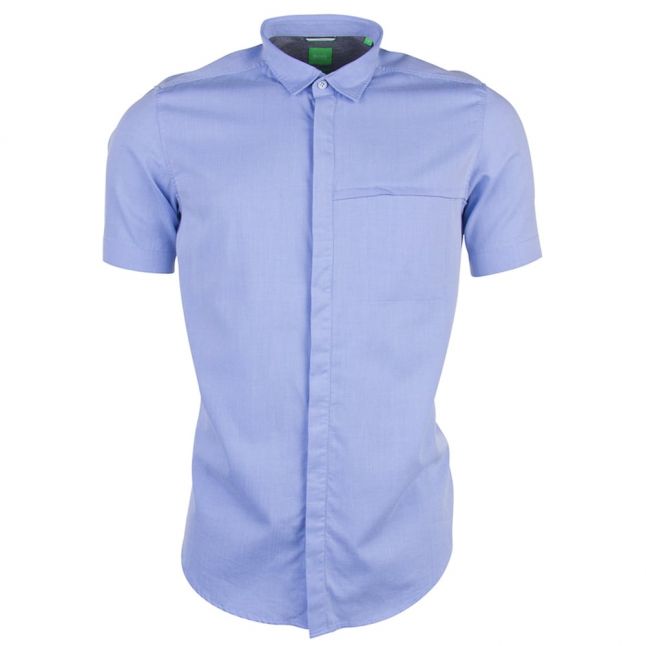 Mens Blue Brazzy S/s Shirt