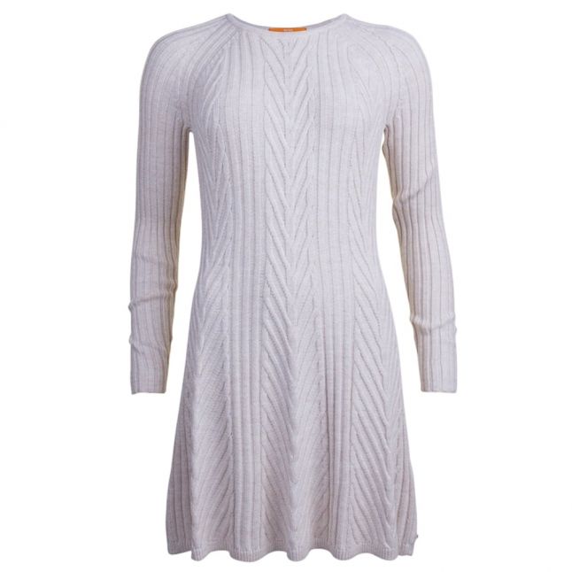 Womens Open White Willabelle Knitted Dress