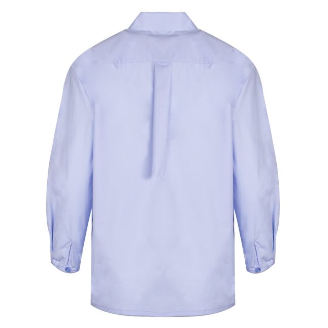 Womens Pale Blue Oversized Shirt