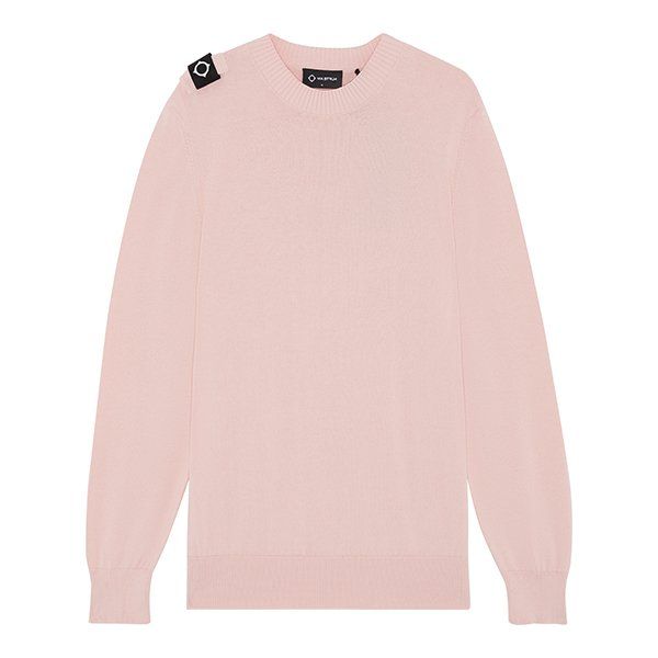 Mens Mud Pink Crew Neck Knit