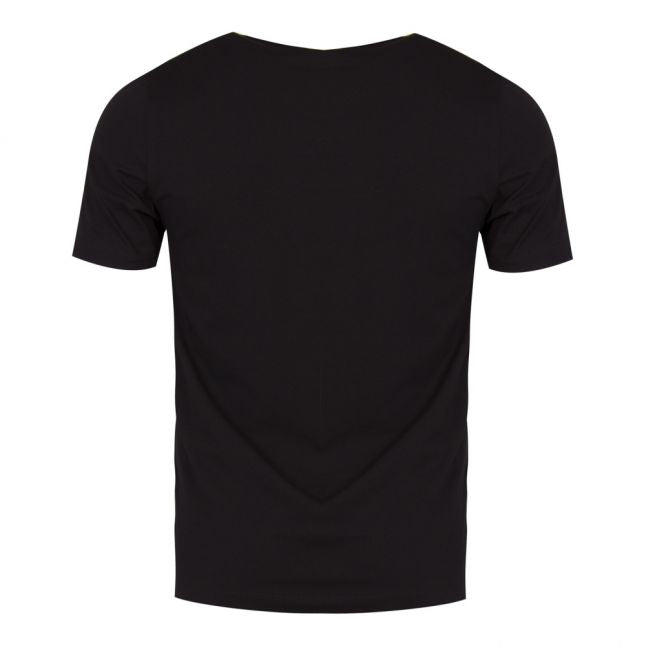 Mens Black Logo Symbol Slim Fit S/s T Shirt