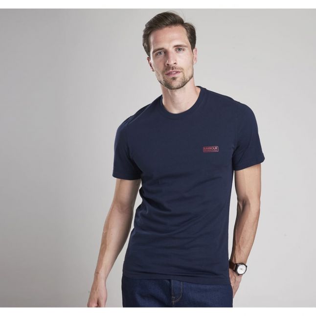 Mens Navy International Small Logo S/s T Shirt