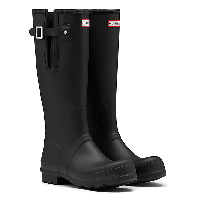 Black Original Side Adjustable Wellington Boots