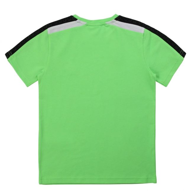 Boys Green Small Patch S/s T Shirt