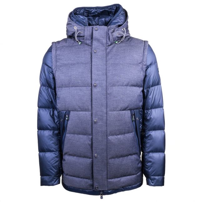 Boss Green Mens Navy Jiandro Puffer Jacket