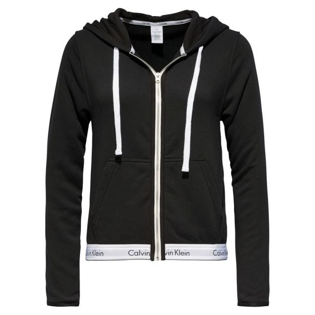 Womens Black Zip Up Hoodie