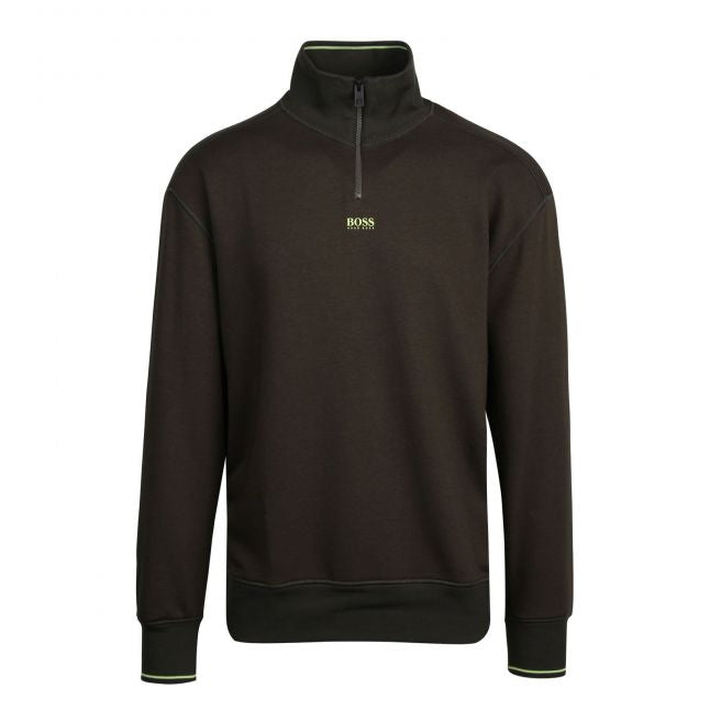 Casual Mens Khaki Zpitch 1/4 Zip Sweat Top