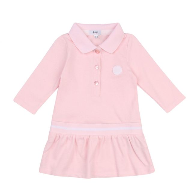 Baby Pale Pink Branded Polo Tennis Dress