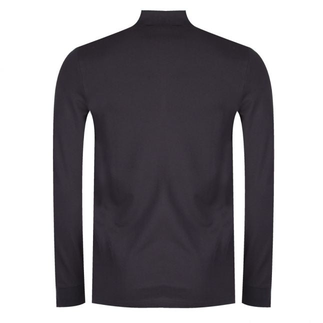 Casual Mens Black Passerby L/s Polo Shirt