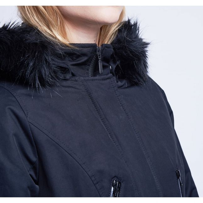 Womens Black Mondello Parka