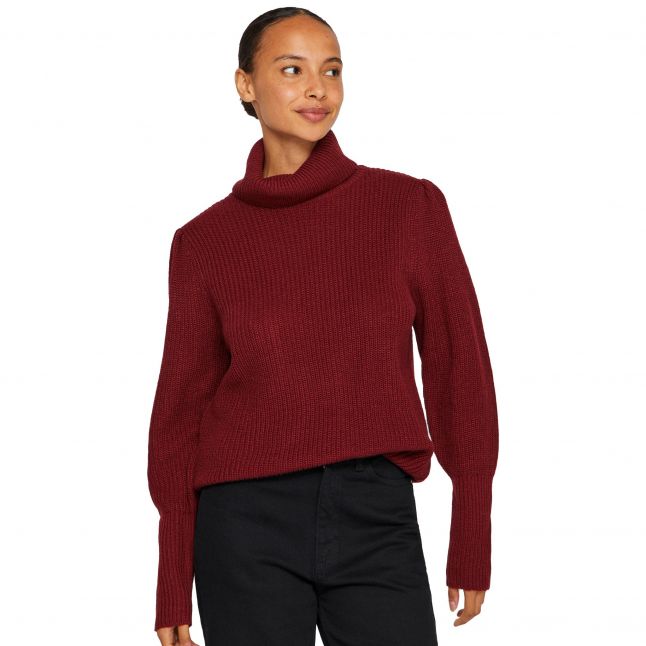 Womens Cabernet Vilou Rollneck Knit