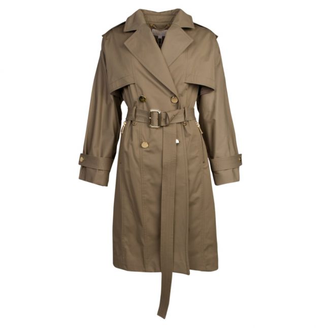 Womens Safari Green Trench Coat