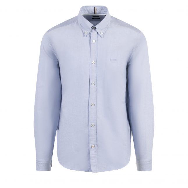 Mens Light Blue H-LIAM-BD-E-C1 L/s Shirt