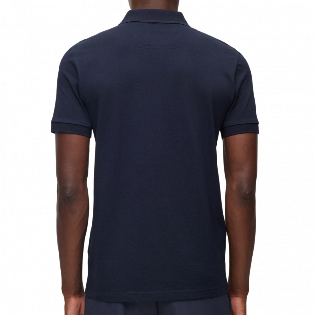 Mens BOSS Navy Paule 4 Slim S/s Polo