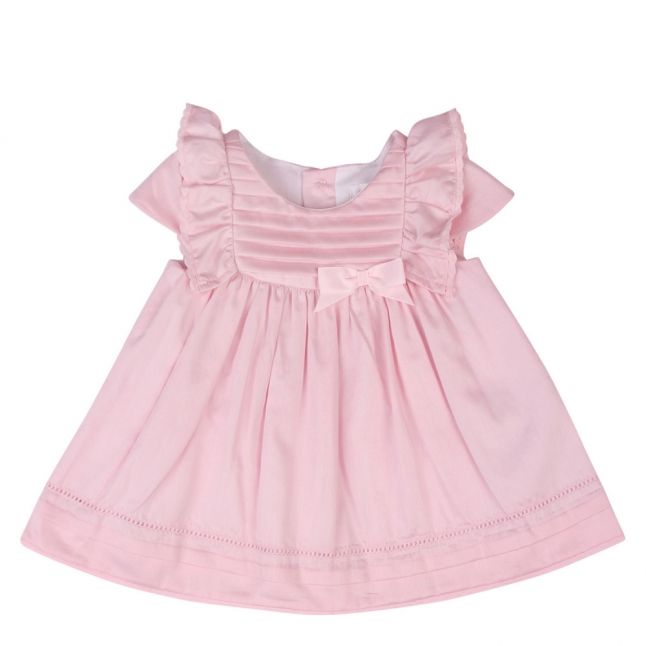 Baby Rose Pleated Bow Dress