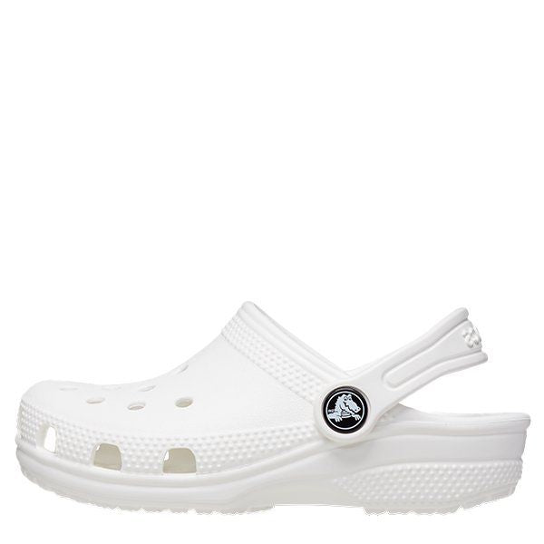 Kids White Classic Clog