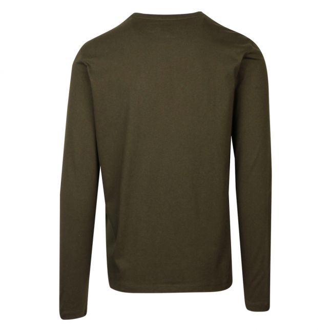 Casual Mens Khaki Tacks L/s T Shirt