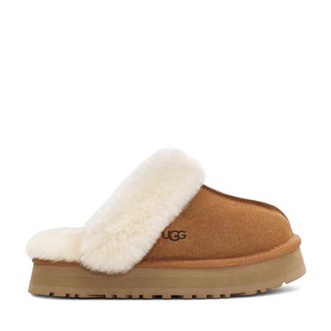 Womens UGG Chestnut Disquette Slippers