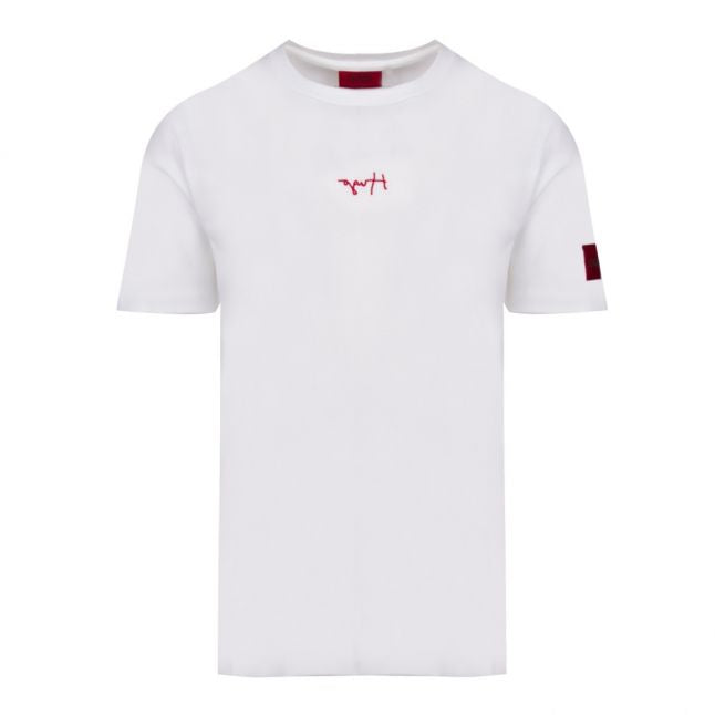 Mens White Durned201 Centre Logo S/s T Shirt