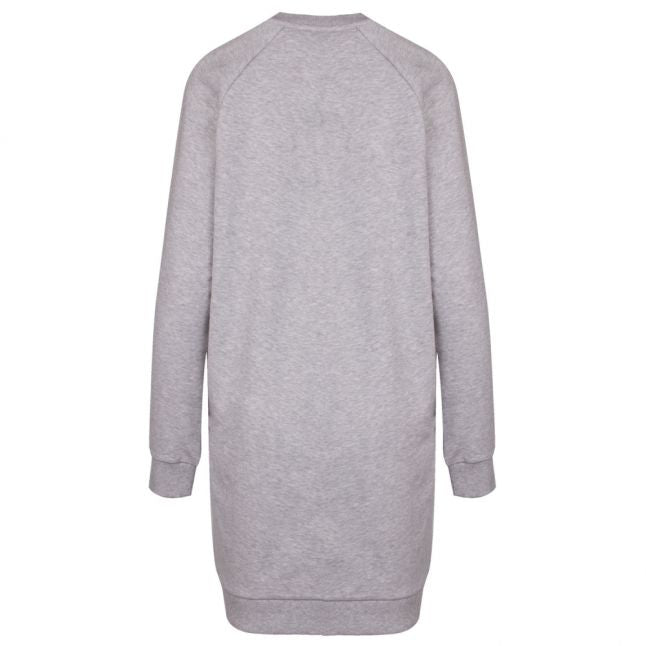 Womens Light Grey Heather Institutional Sweater Dress