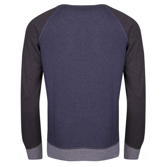 Casual Mens Dark Blue Walkout Crew Sweat Top