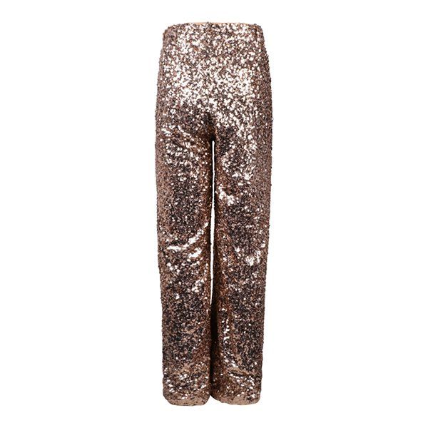 Womens Forever Unique Gold Sequin Trousers