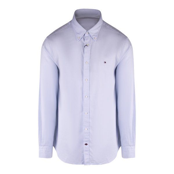 Mens Classic Blue/White Royal Oxford Slim Fit L/s Shirt