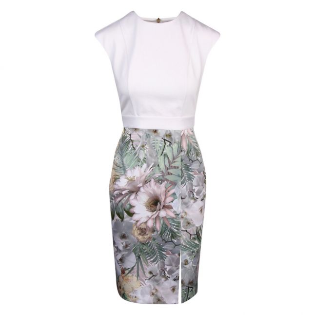 Womens White Hanalee Woodland Midi Dress