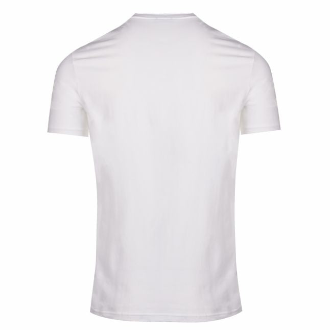 Mens White Cheetah Motorcycle Regular Fit S/s T Shirt