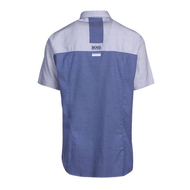 Athleisure Mens Blue Baccarini_S S/s Shirt