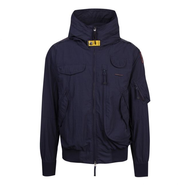 Mens Navy Gobi Spring Hooded Jacket