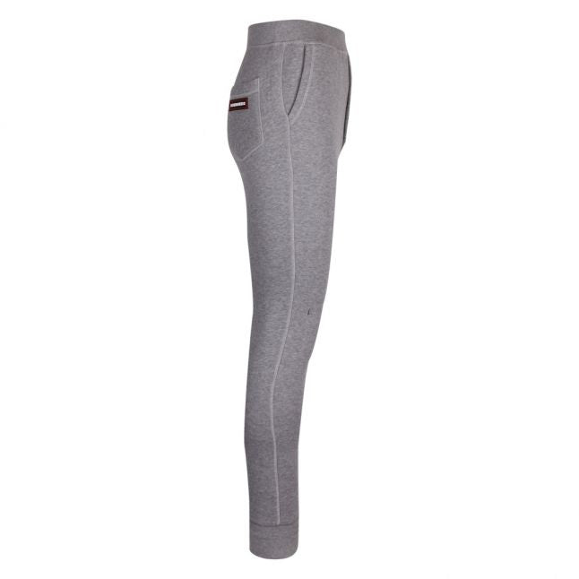 Mens Grey Branded Tab Sweat Pants