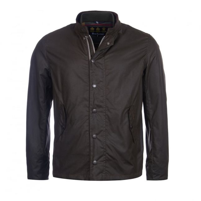 Heritage Mens Olive Ash Waxed Jacket