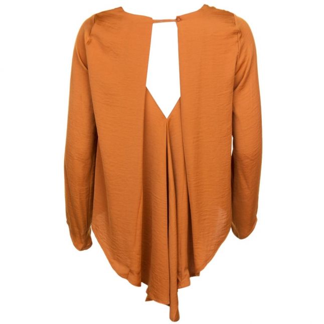 Womens Roasted Pecan Visamina L/s Top