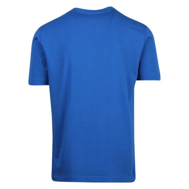 Athleisure Mens Bright Blue Tee 4 Logo S/s T Shirt