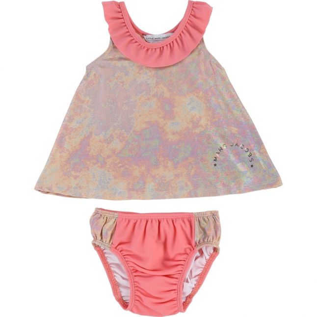 Baby Pink Frill Swim Set