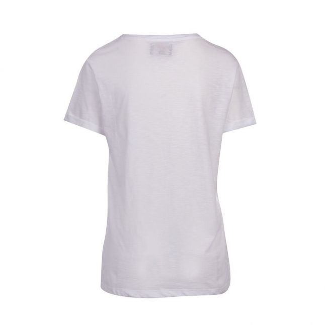 Womens White Fullcourt S/s T Shirt