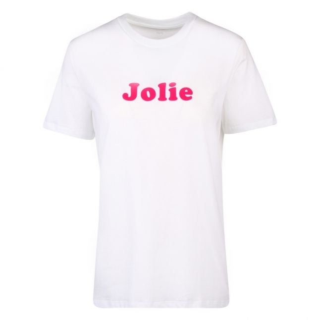 Womens Linen White French Jolie S/s T Shirt