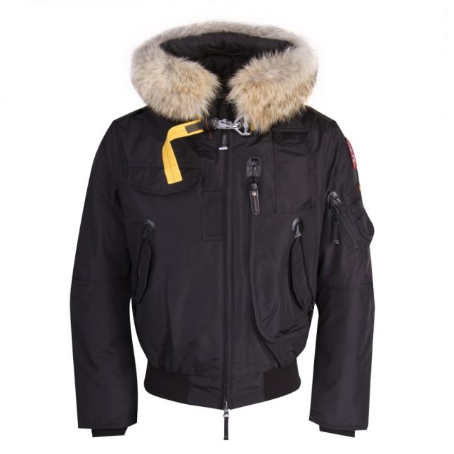 Mens Black Gobi Down Hooded Jacket