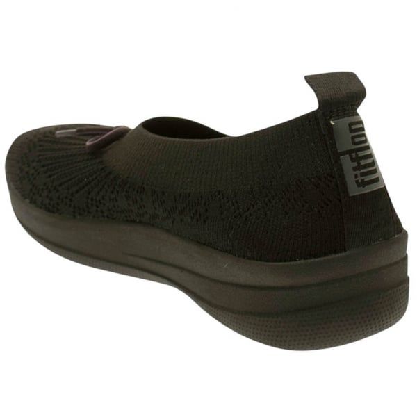 Womens All Black Uberknit™ Slip-On Ballerina Shoes